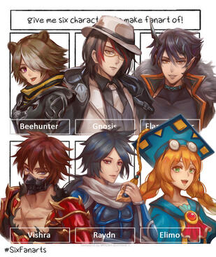 Various Arknights / Brave Frontier characters! Various Arknights / Brave Frontier characters!